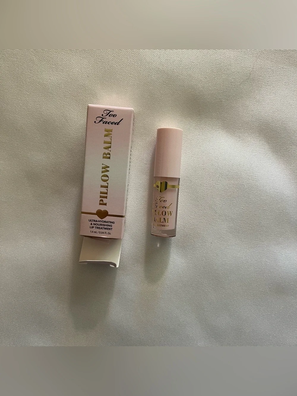 Too Faced Pillow Balm Hydrating Lip Treatment Mini Size Shade Original NWT